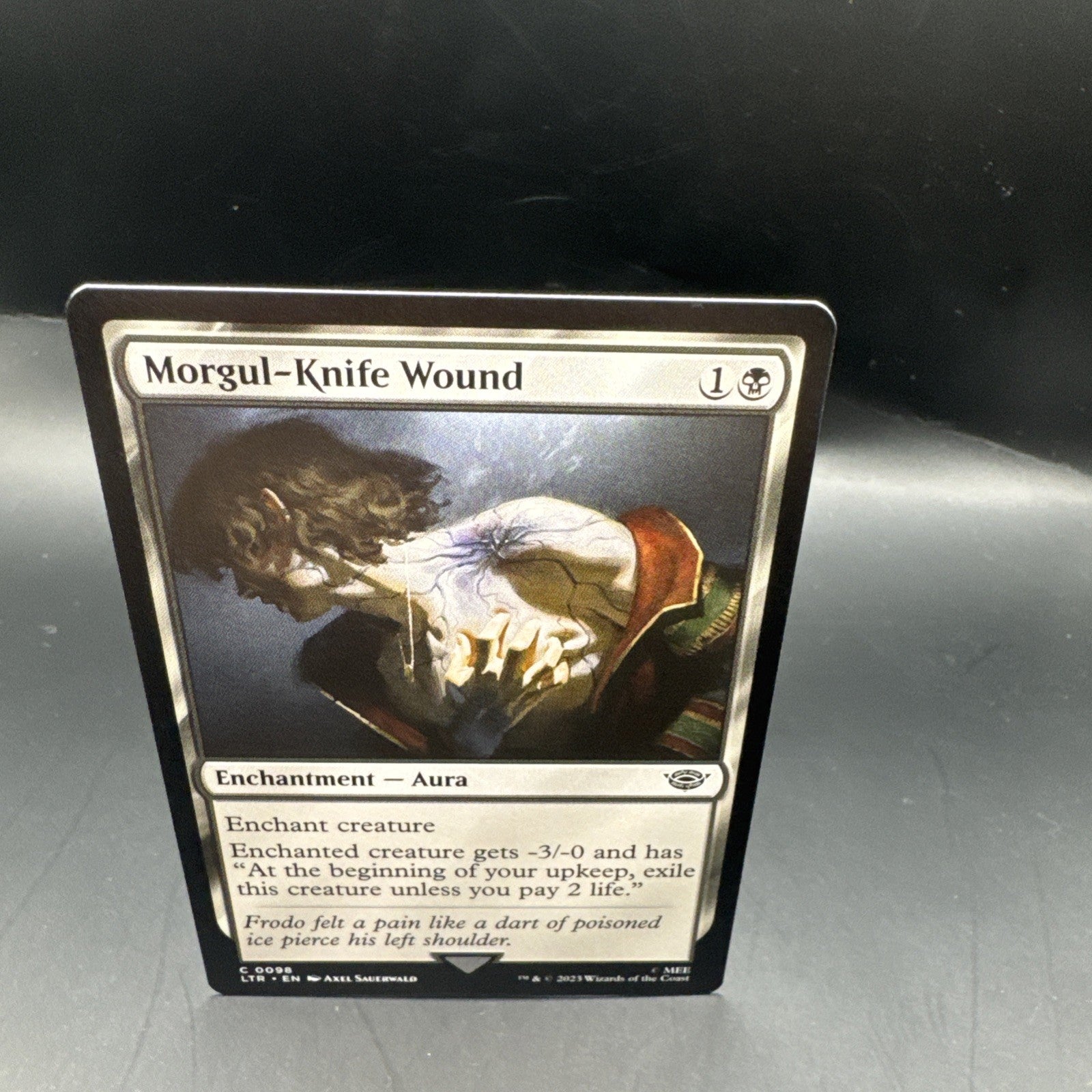 MTG Morgul-Knife Wound (FOIL) 0098 Lord of the Rings + Regular Card