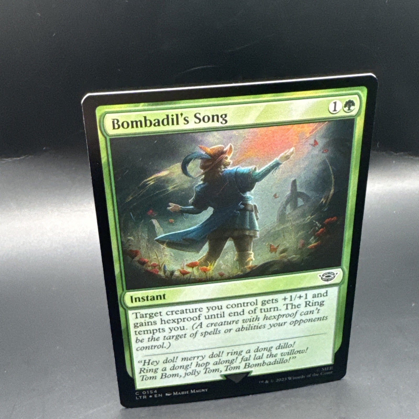 MTG Foil - Bombadil's Song - C0154 + 1 Regular Card