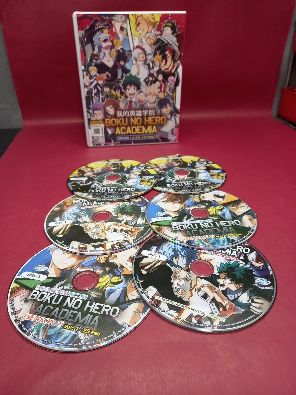 Boku No Hero Academia Season 1-3 Vol 1-63 END Boxset Japanese/English Region 3