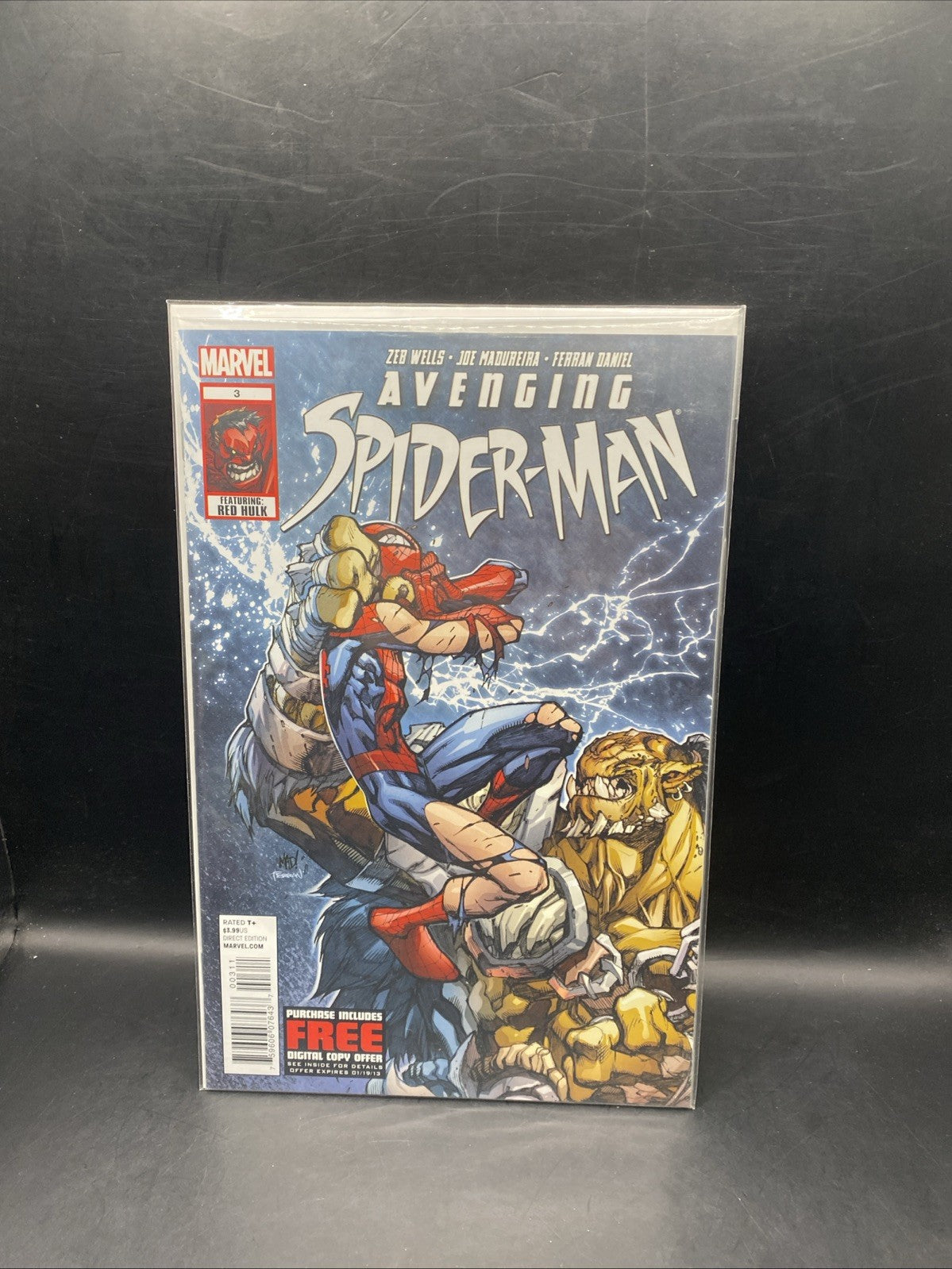 Avenging Spider-Man # 3 Featuring Red Hulk