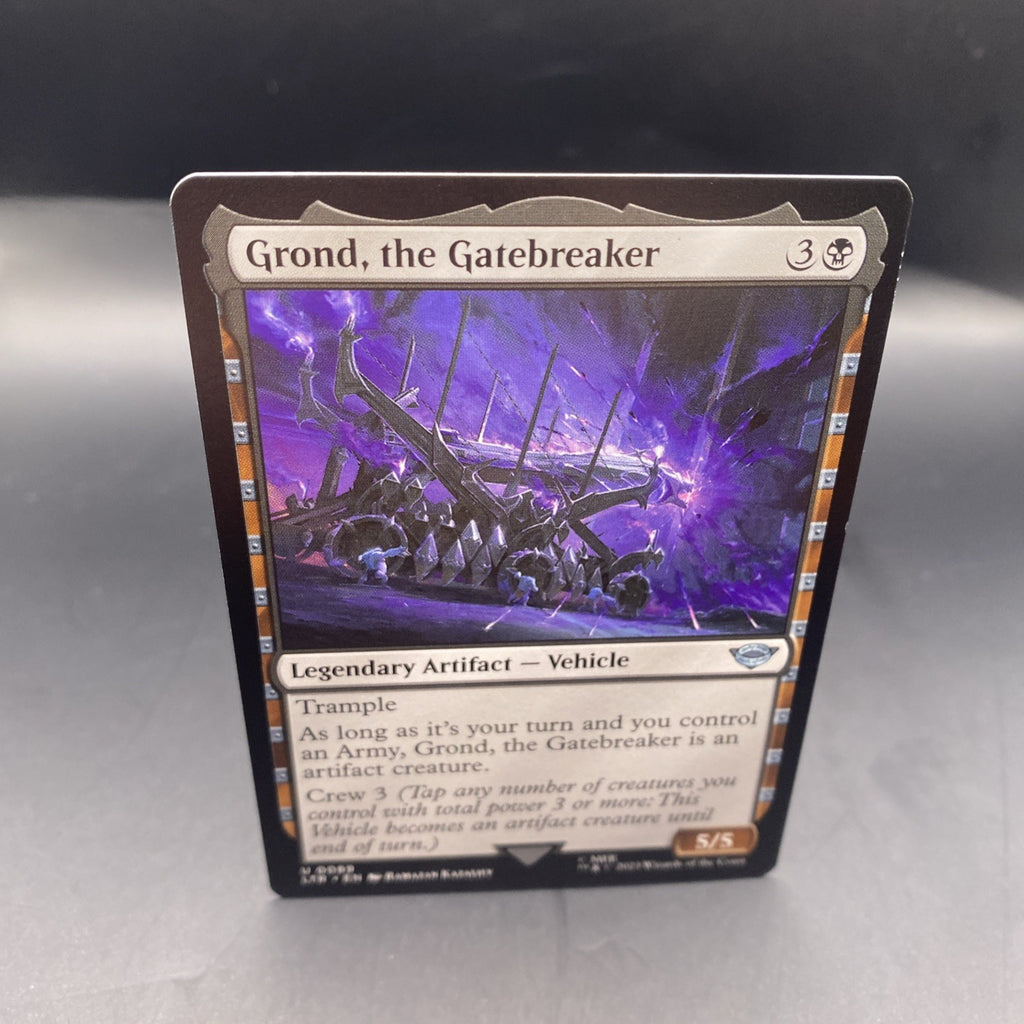 Grond, the Gatebreaker ~ FOIL ~ Lord of the Rings ~ Mtg + 1 Regular Card