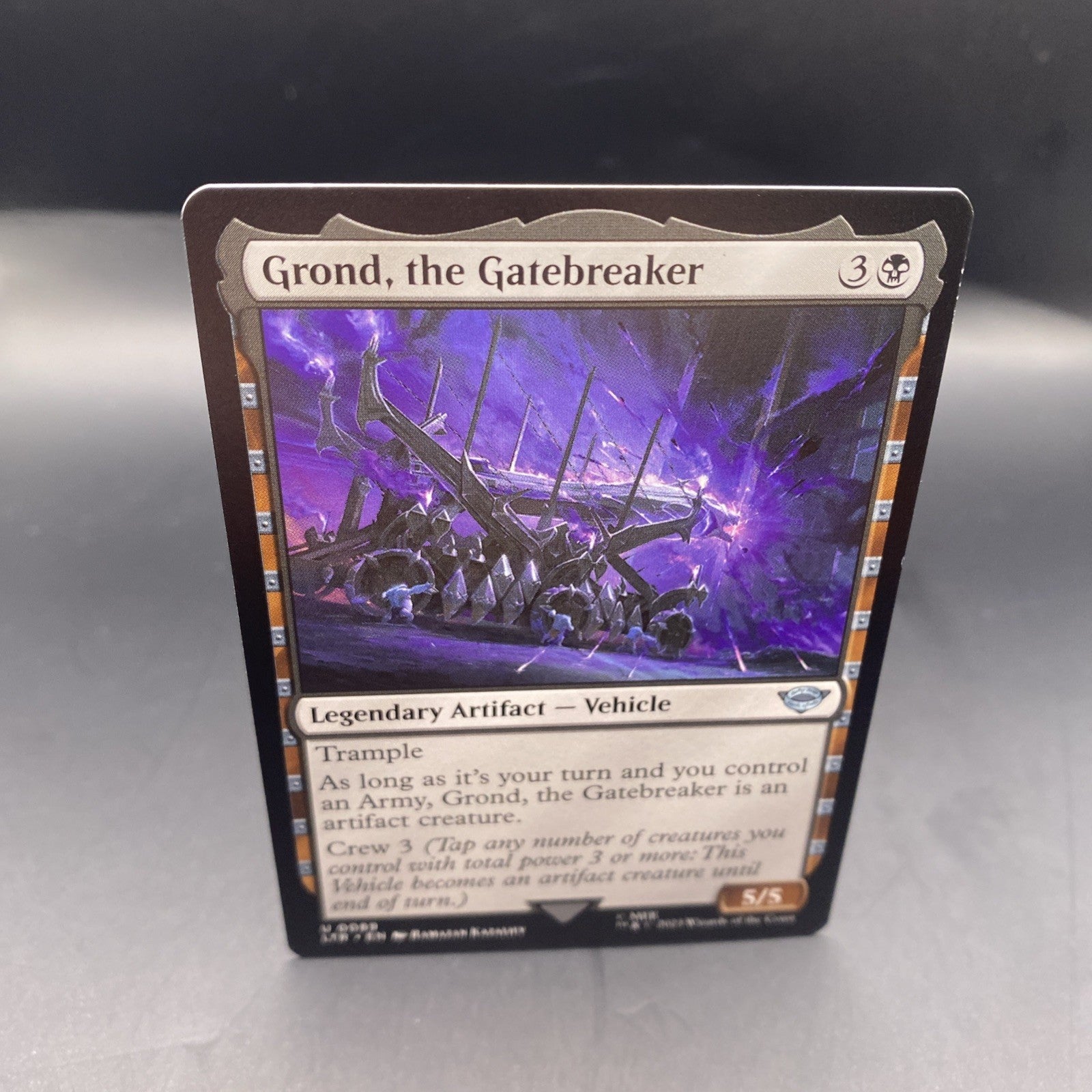 Grond, the Gatebreaker ~ FOIL ~ Lord of the Rings ~ Mtg + 1 Regular Card