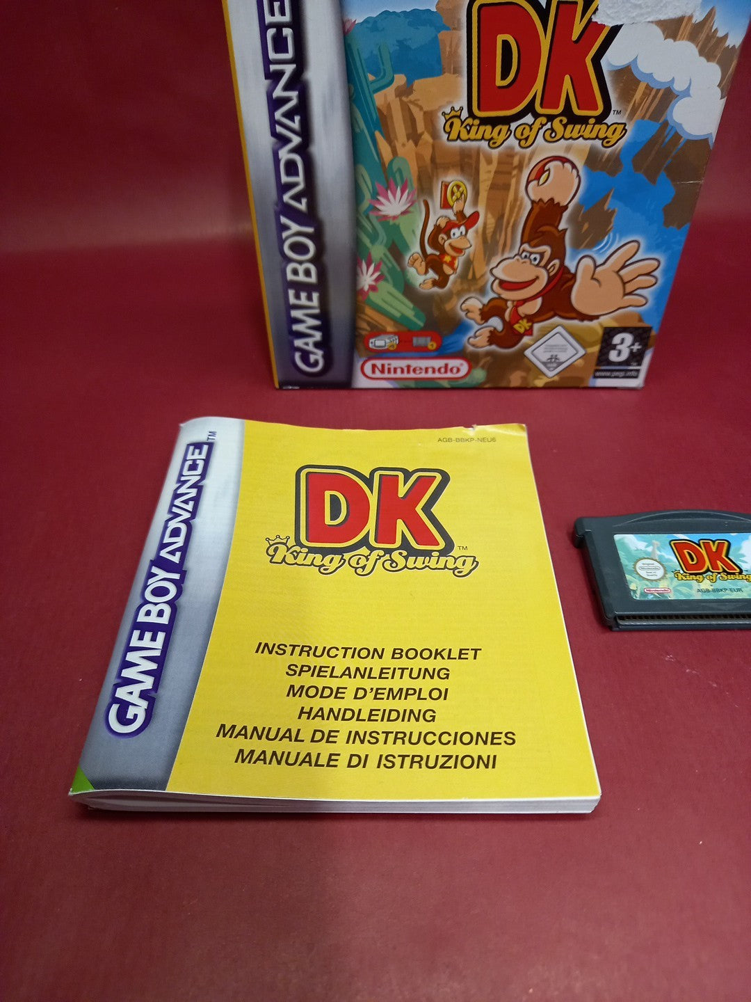 DK King Of Swing: Nintendo Game Boy Advance Game PAL