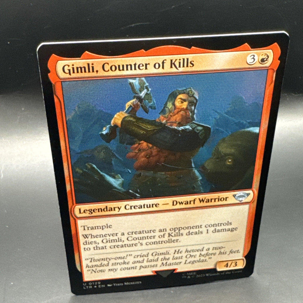 [MTG] Gimli, Counter of Kills (Foil) (0129) (LTR) NM