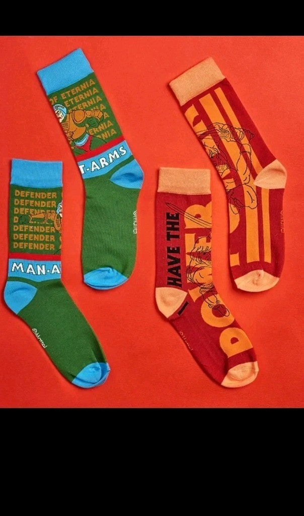 HE-MAN THE MASTERS OF THE UNIVERSE ‘NICE’ 12 DAYS OF SOCKS ADVENT CALENDAR Xmas 
