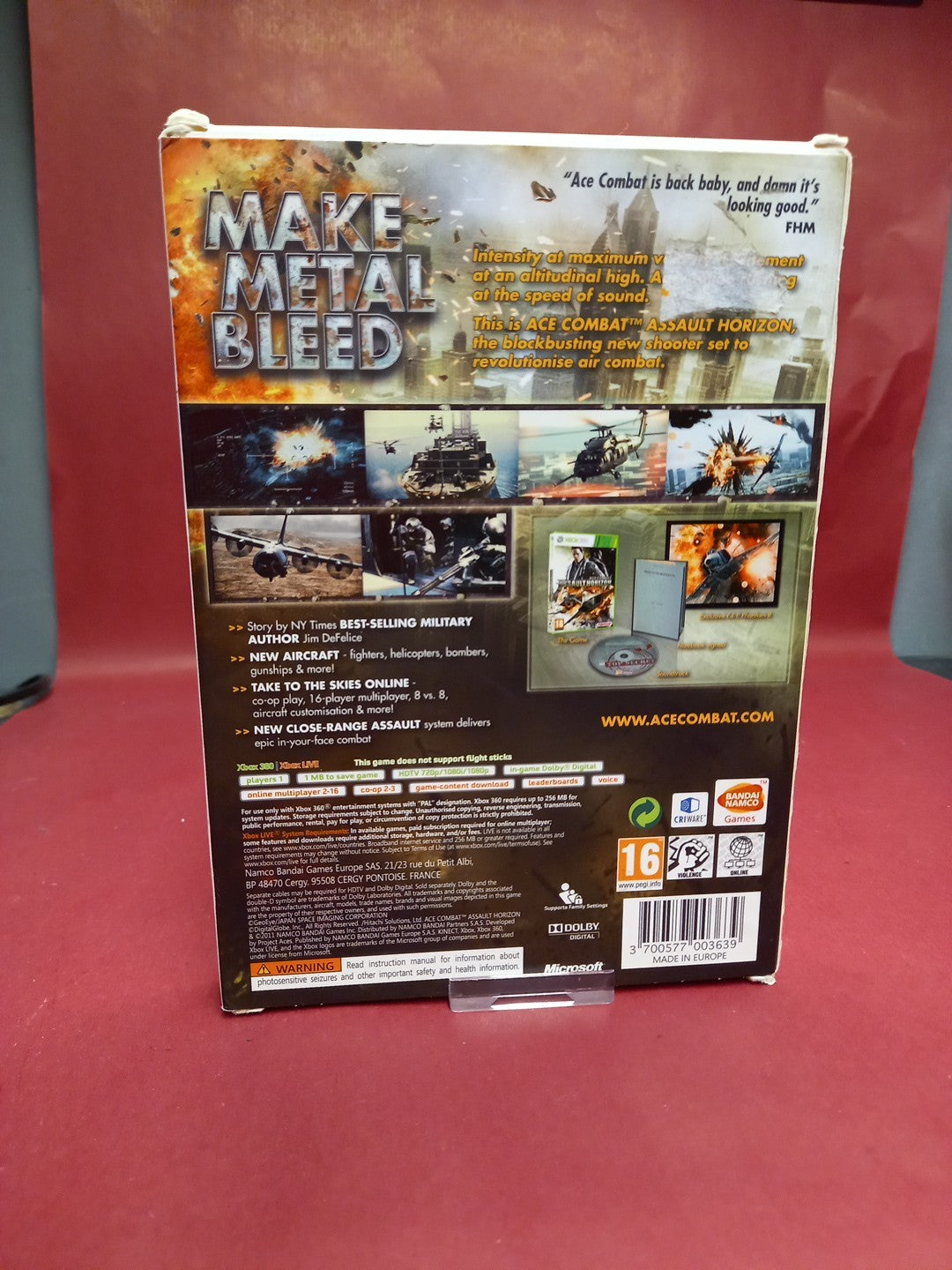 Ace Combat: Assault Horizon  Limited Edition (Microsoft Xbox 360, 2011) 