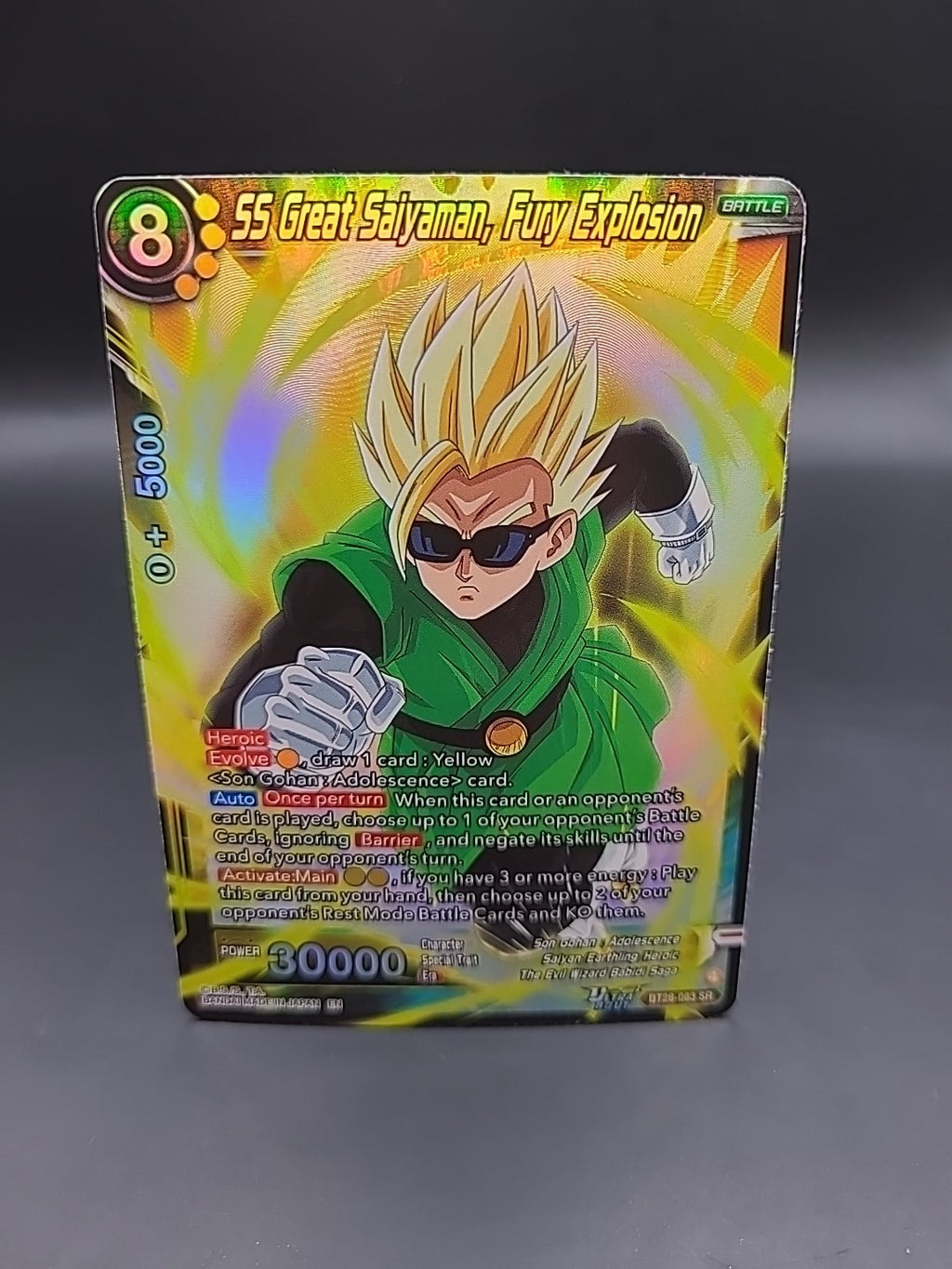 Dragon Ball - SS Great Saiyaman, Fury Explosion (SR) - BT28-083 FOIL