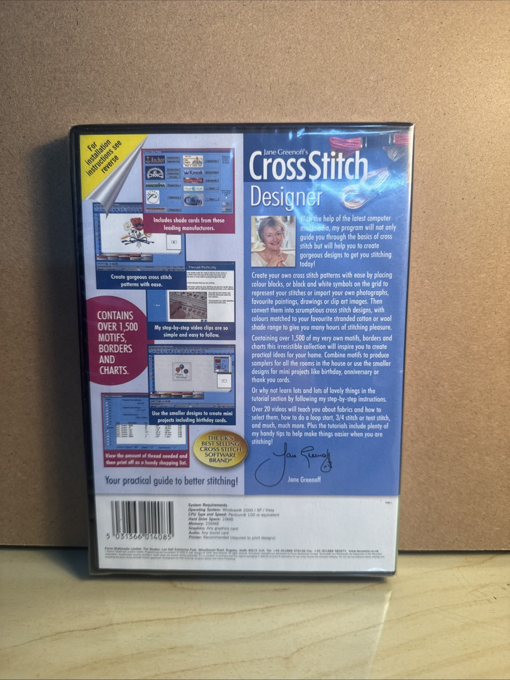Jane Greenoff's Cross Stitch Designer Guide to Better Stitching New And Sealed