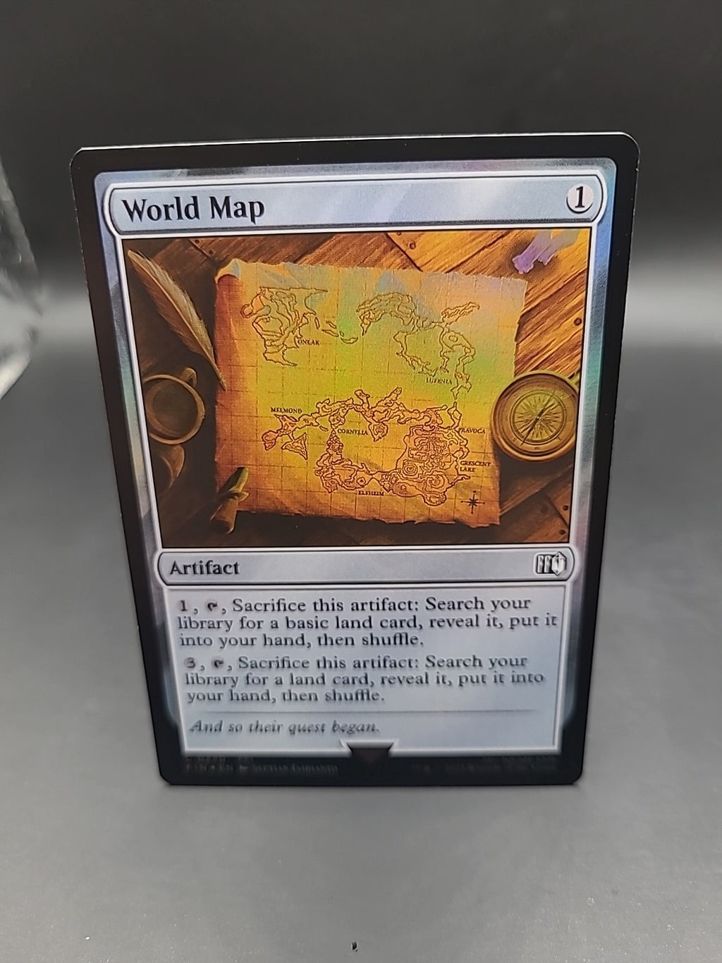 MTG Final Fantasy Foil Common #0270 World Map