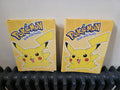 2 X Pikachu Vintage Pokemon Card Binder Folder | Official Licenced Nintendo 2000