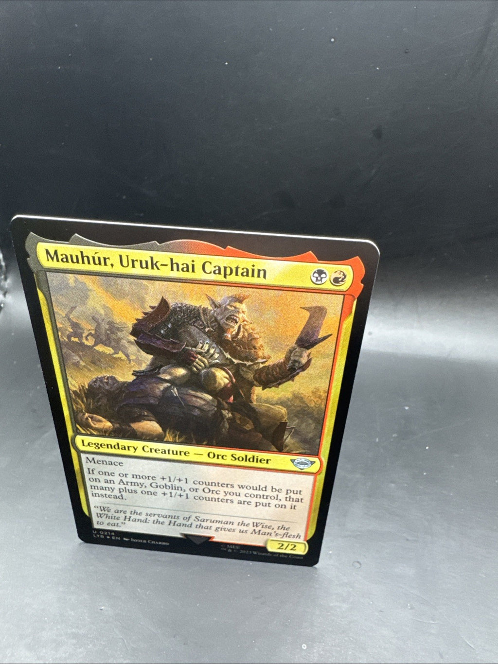 MTG Mauhur, Uruk-Hai Captain FOIL U0214