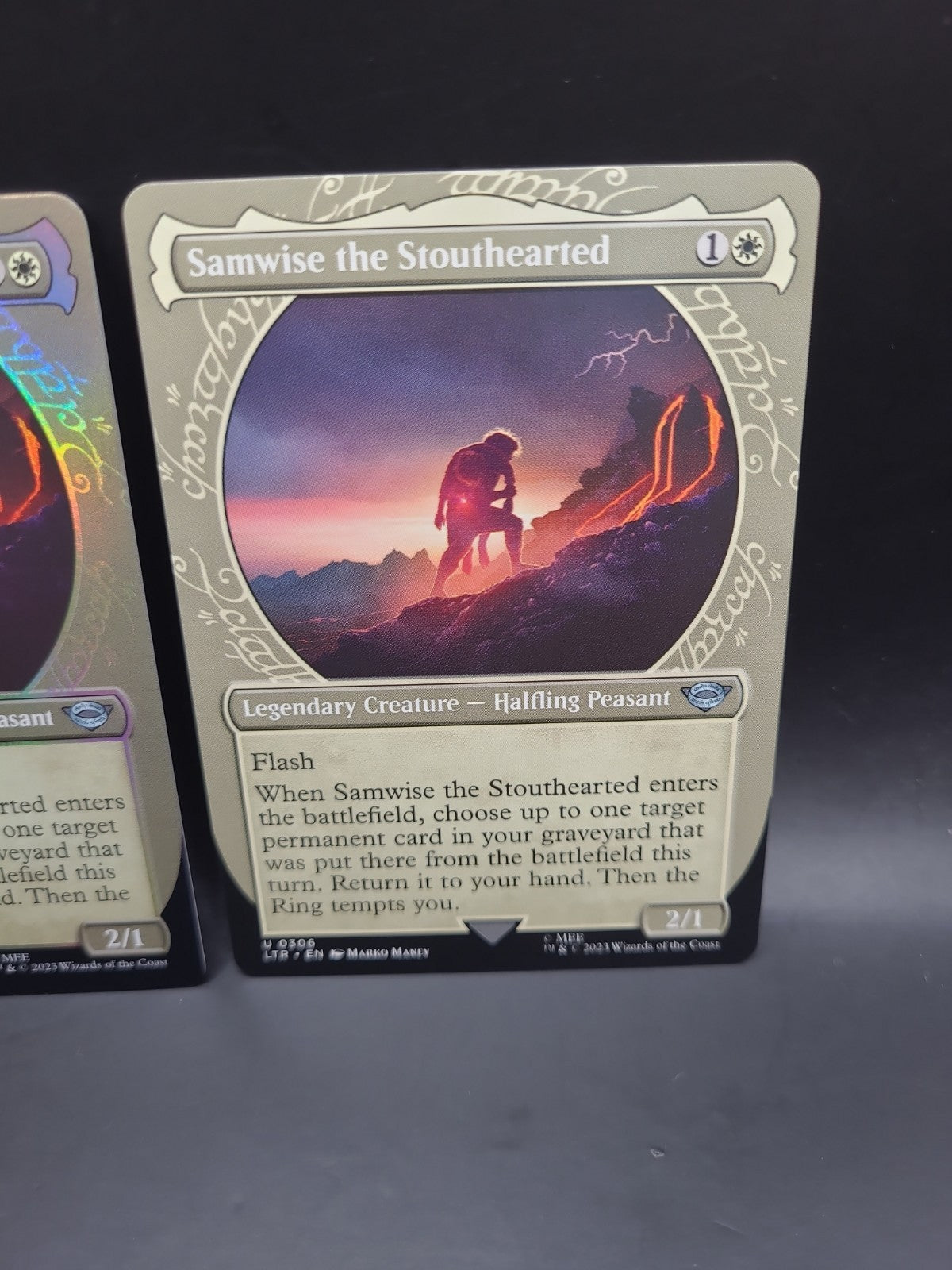 [MTG] Samwise the Stouthearted (Foil & Regular (Showcase) (0306) (LTR) NM