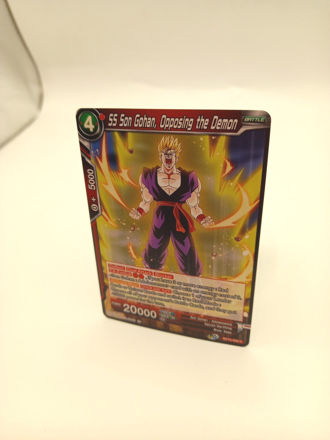 SS Son Gohan, Opposing The Demon BT15-008 C - Dragon Ball Super