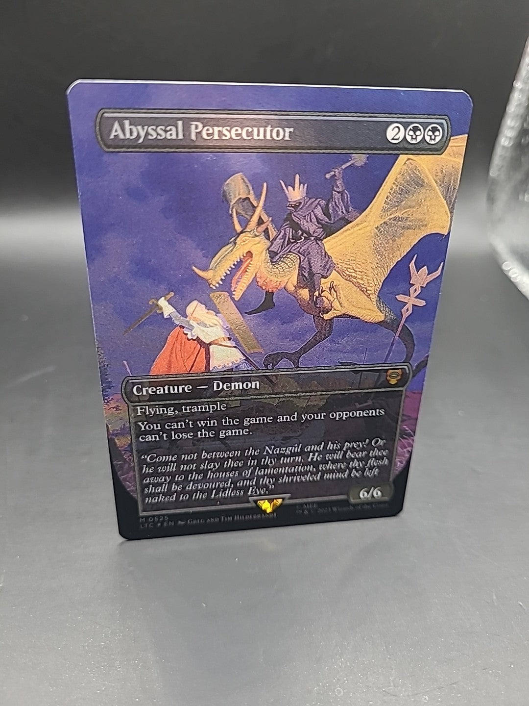Abyssal Persecutor MTG LOTR Holiday Edition Foil #0525