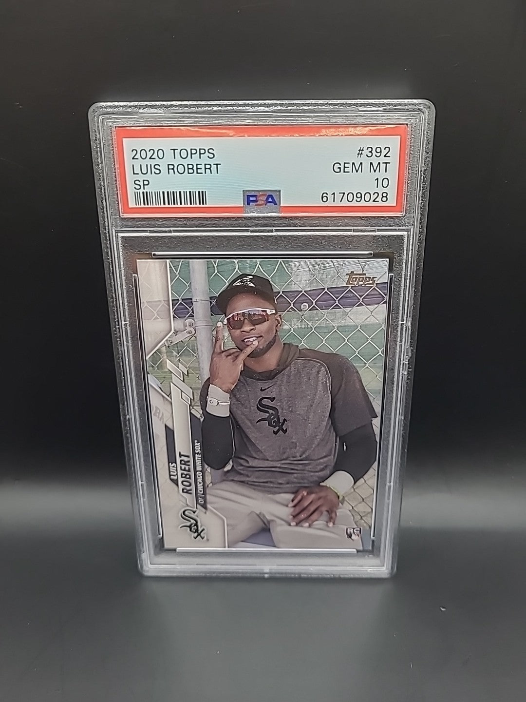 2020 Luis Robert Topps Series Two SP PSA 10 GEM #392 RC Rookie