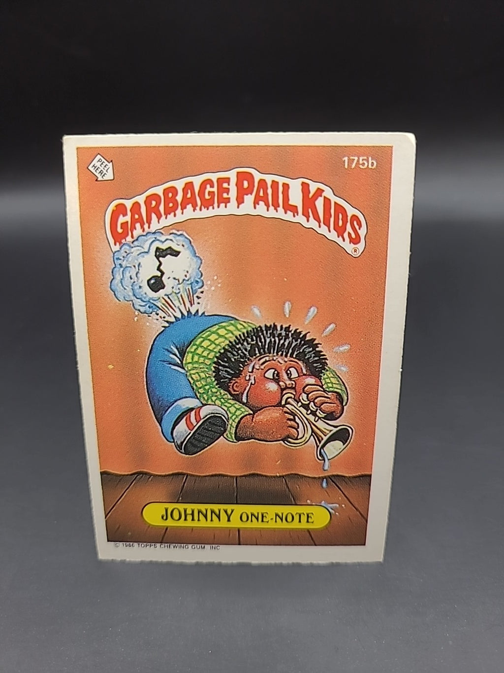 Garbage Pail Kids Original USA JOHNNY ONE NOTE 175B