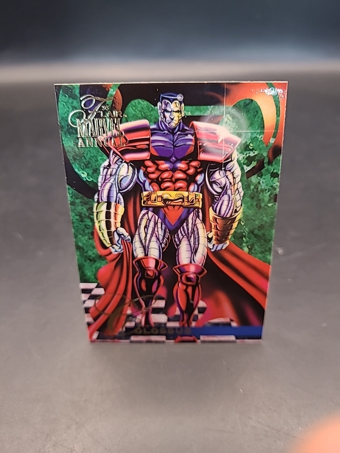 1995 Flair Marvel Annual Colossus Super Heroes #7 Comic Card