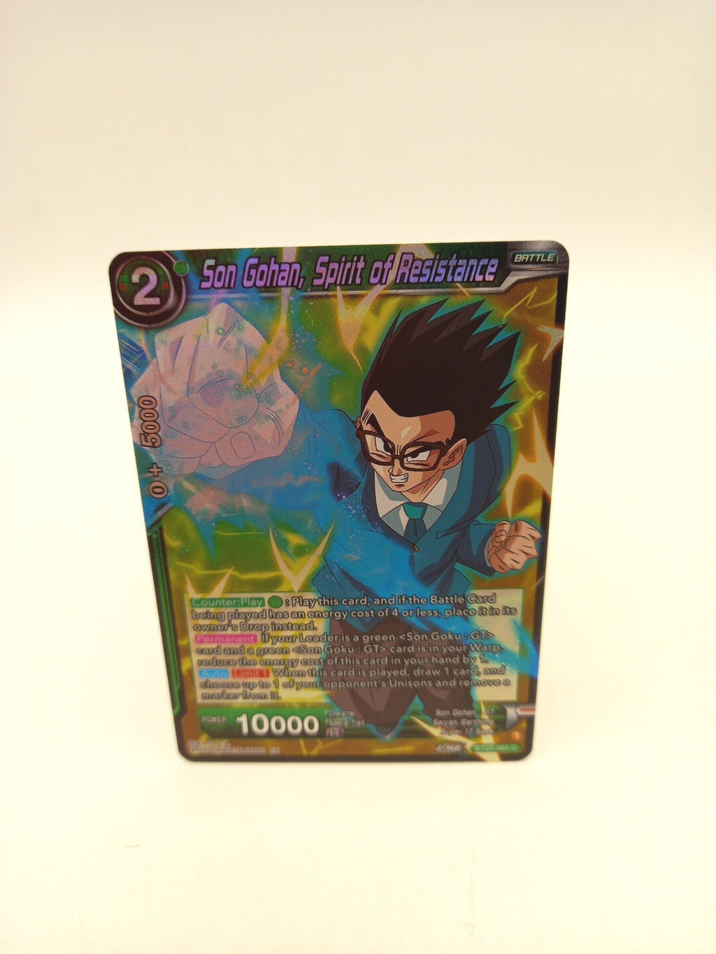 Son Gohan, Spirit Of Resistance BT20-065 C- Power Absorbed Dragon Ball Super...
