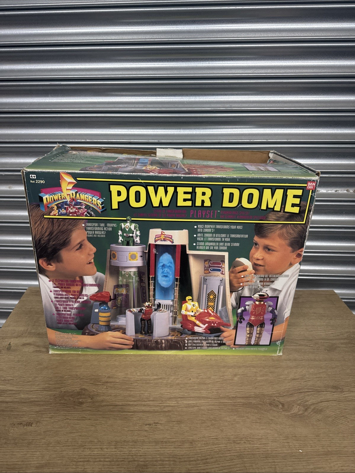 Vintage 1994 Power Rangers Power Dome Playset - Original box & instructions