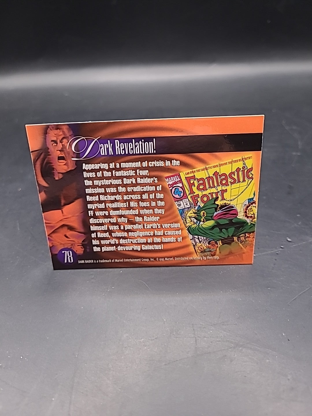 Dark Raider 1995 Flair Marvel Annual #78 Trading Card