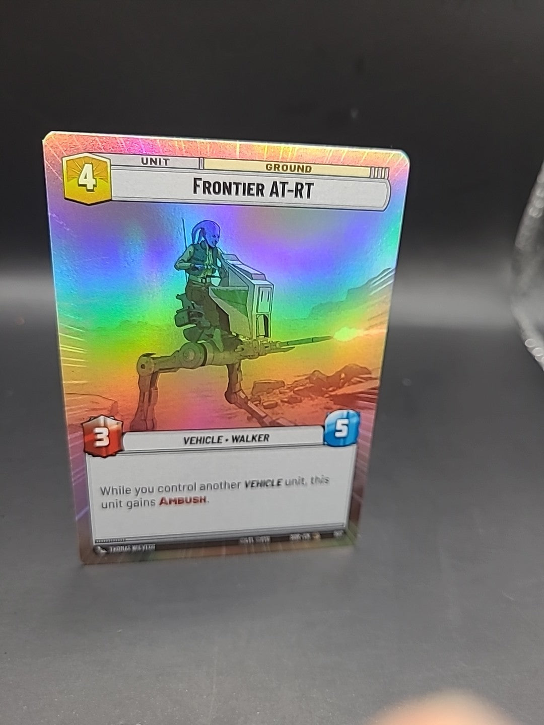 Frontier AT-RT - 507 - Foil Hyperspace Common - Star Wars Unlimited
