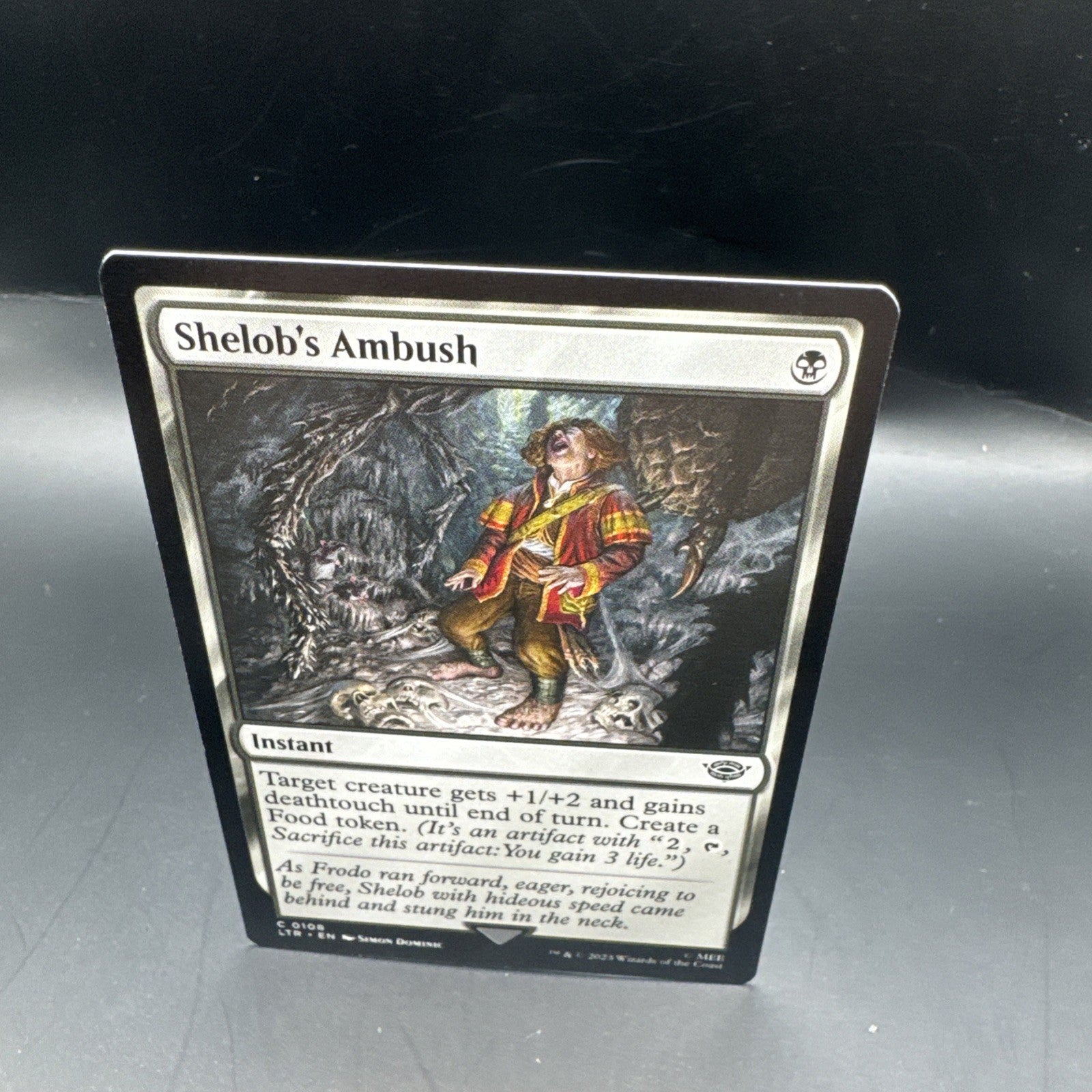 MTG Shelob's Ambush FOIL C0108 Lord of the Rings + 1 Regular Card