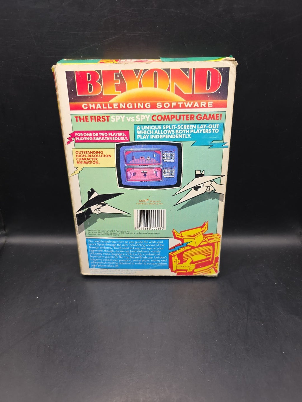 Spy vs Spy – Commodore 64 – Cassette Tape – Classic 80s Stealth/Strategy Game!