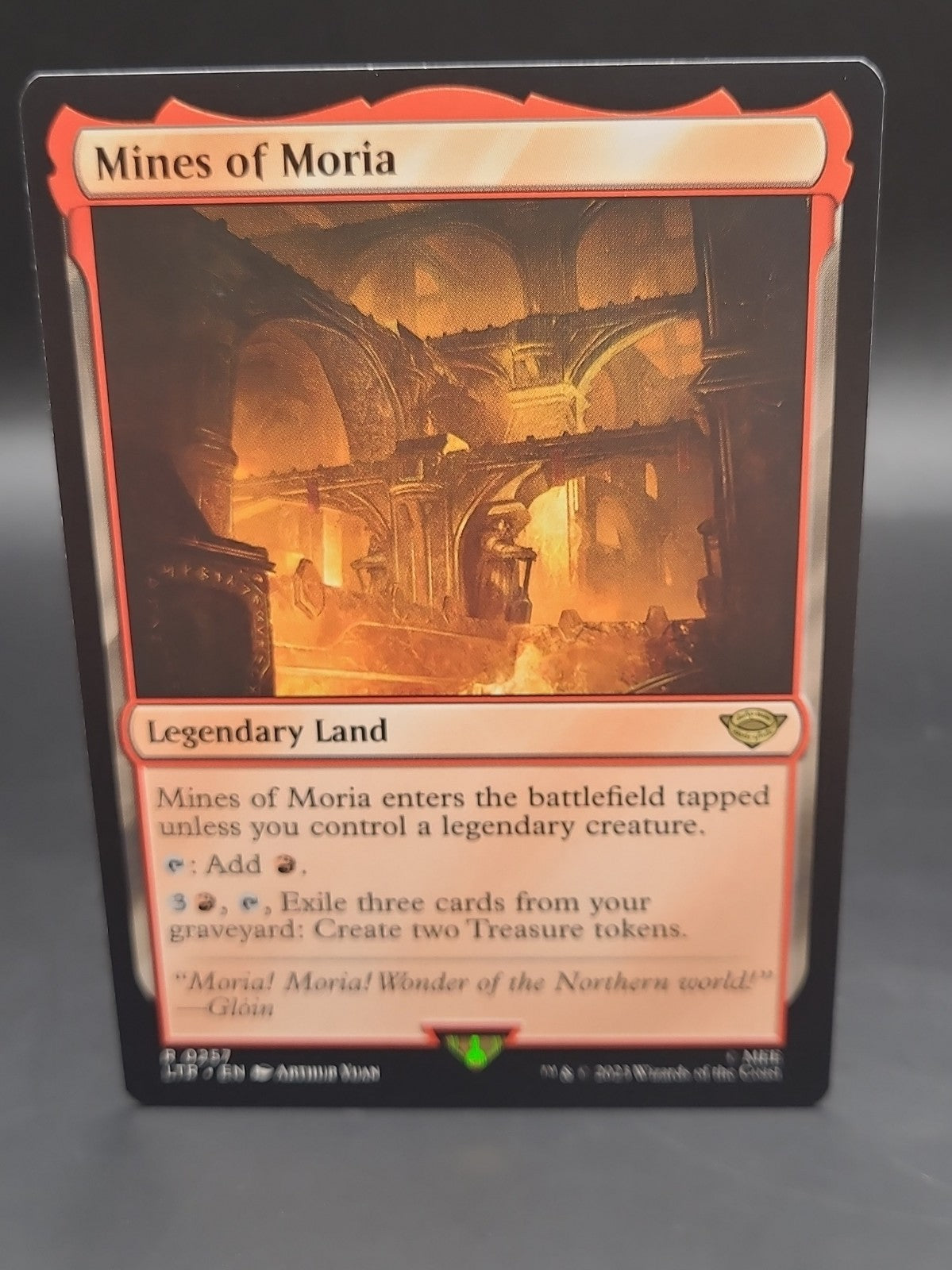 Mines Of Moria Magic The Gathering Rare 0257 Lord Of The Rings Regular