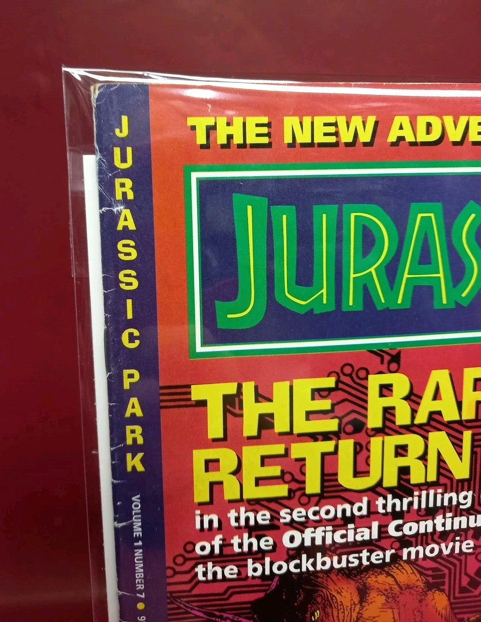 Jurassic Park Collectable Comic Book Volume 1 Issue Number 7