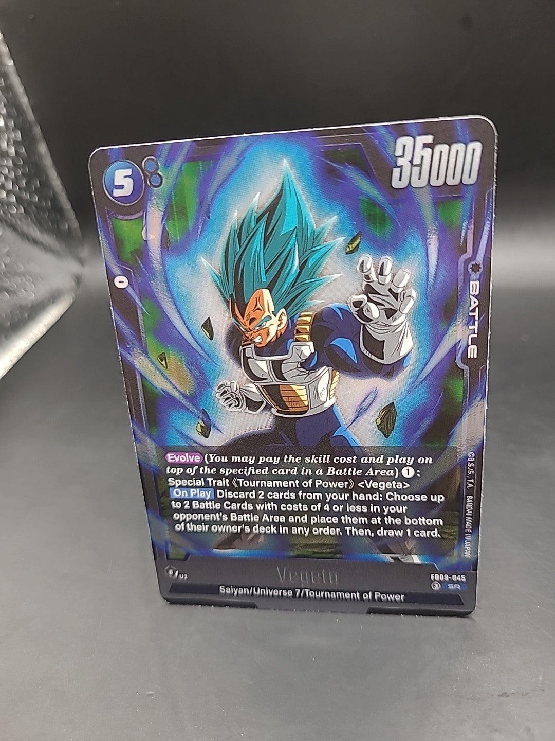 Vegeta SR FB09-045 Dragon Ball Super Fusion World Dual Evolution English