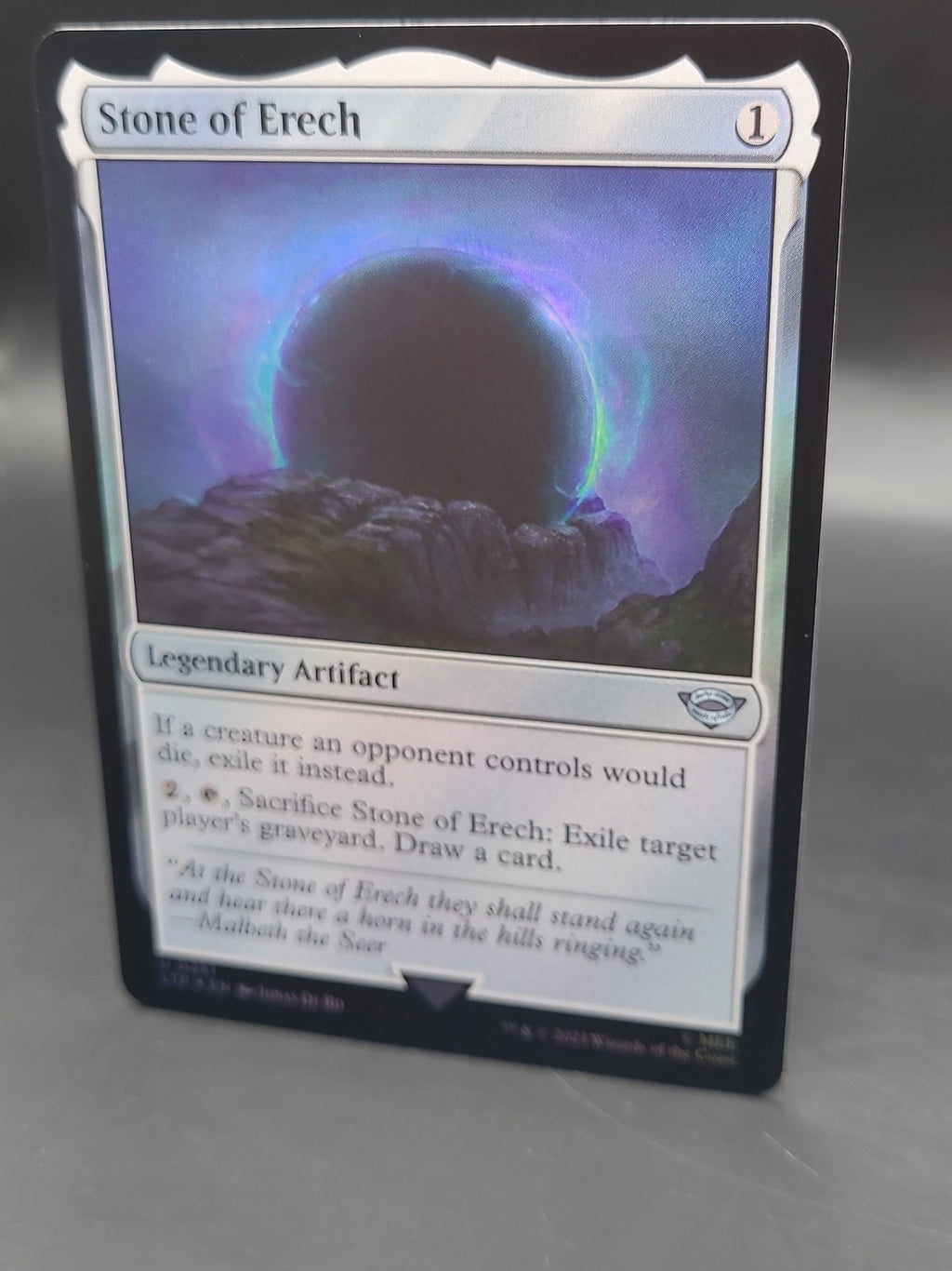 MTG Stone of Erech 0251 Lord of the Rings M/NM Foil