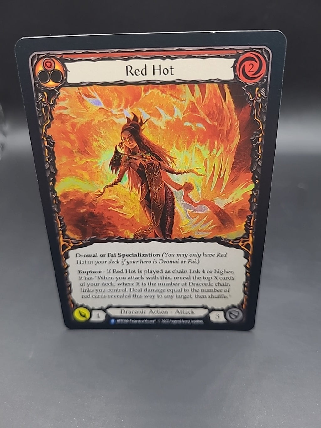 Red Hot Red Foil - FAB:Uprising - UPR090 - 