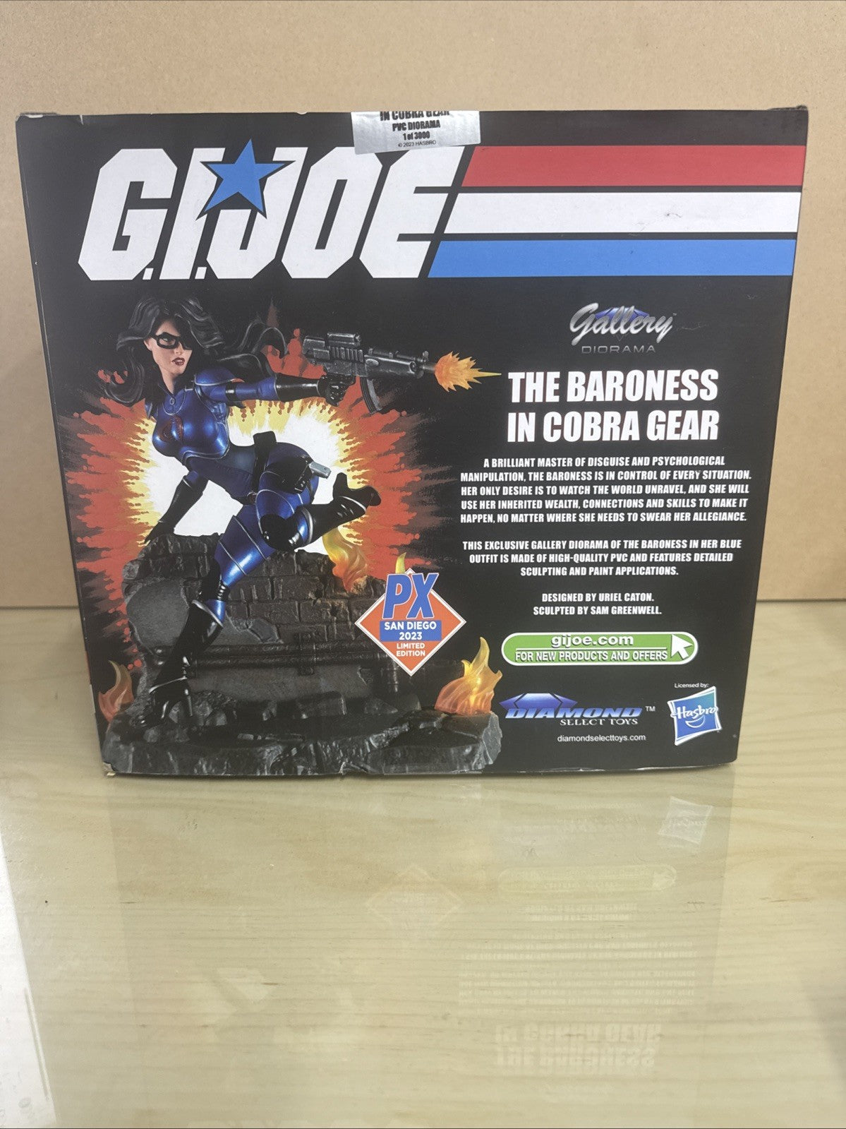 G.I. Joe Gallery 10" Statue Action Figure PVC Exclusive Baroness Diamond Select