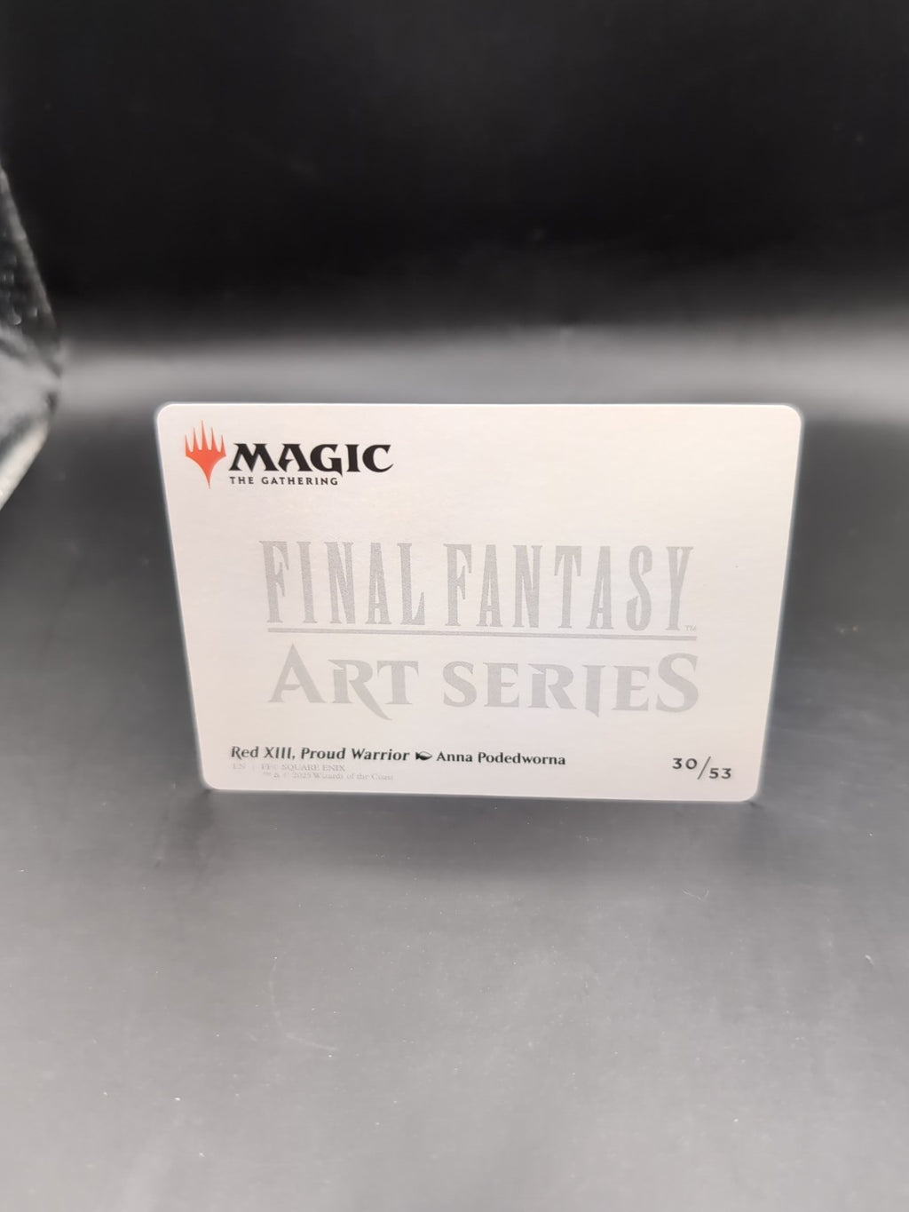 MTG Final Fantasy Art Card, Red XIII Proud Warrior 30/53