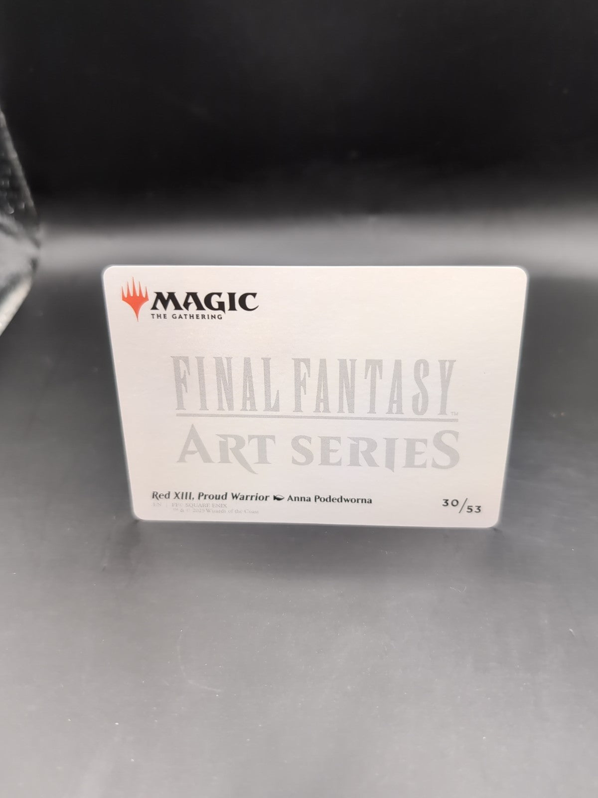 MTG Final Fantasy Art Card, Red XIII Proud Warrior 30/53