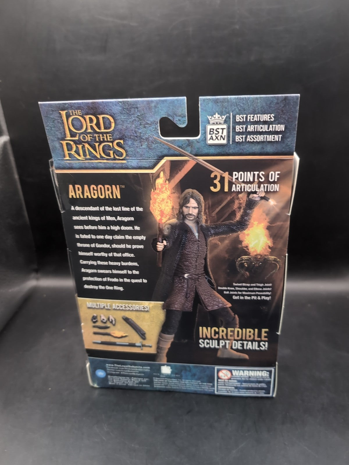 BST AXN Lord of the Rings Aragorn 5” Action Figure with Accessories