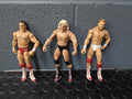 3 X Mattel Wrestling Figures Flair, Anderson, Blanchard, WCW/WWE