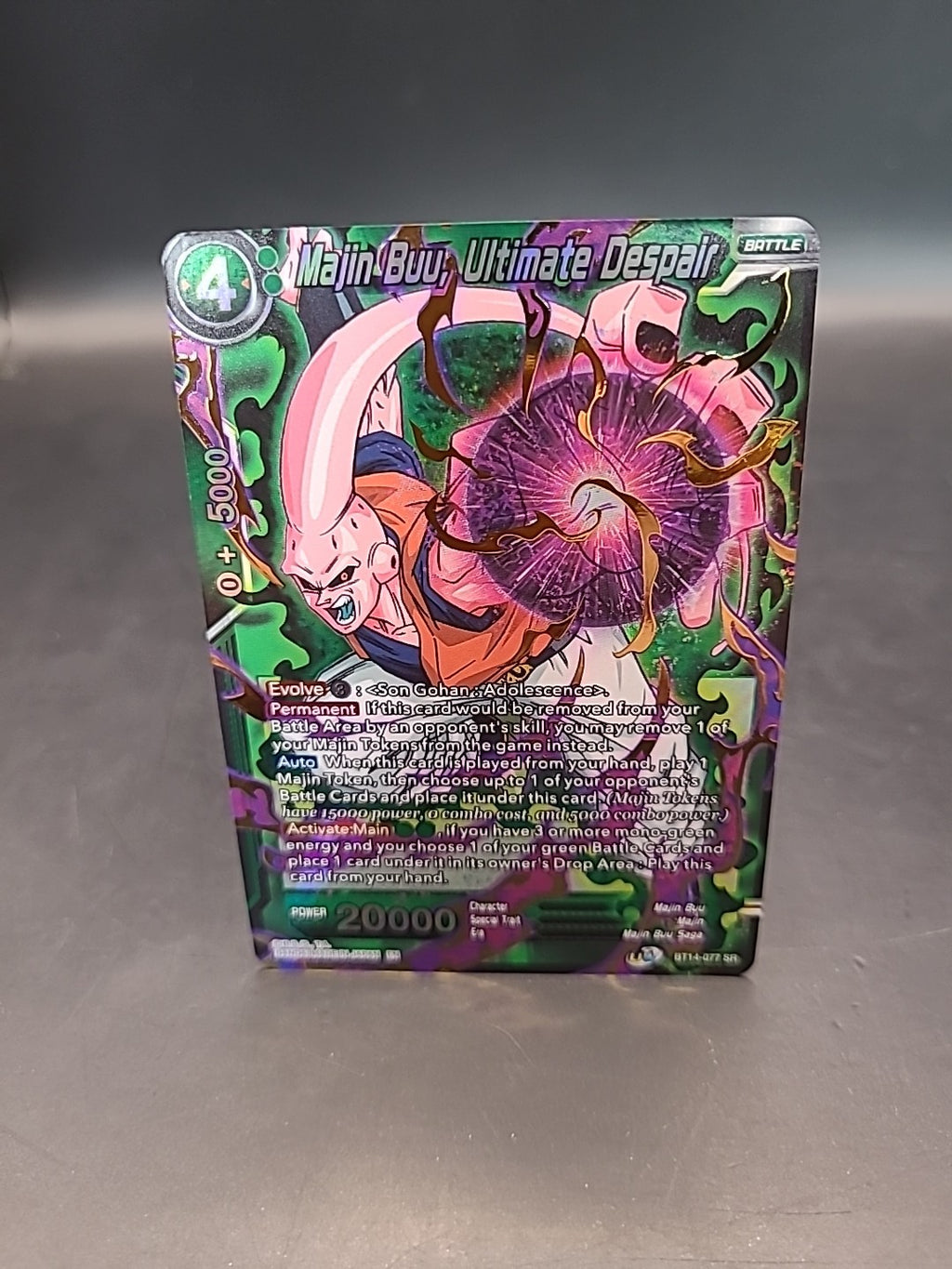 BT14-077 SR Majin Buu, Ultimate Despair - Foil Cross Spirit Dragon Ball Super