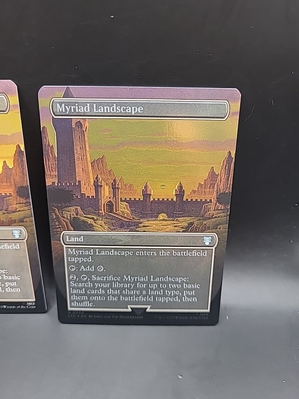 MTG LTC 0534 - “Myriad Landscape” Borderless - FOIL & REGULAR