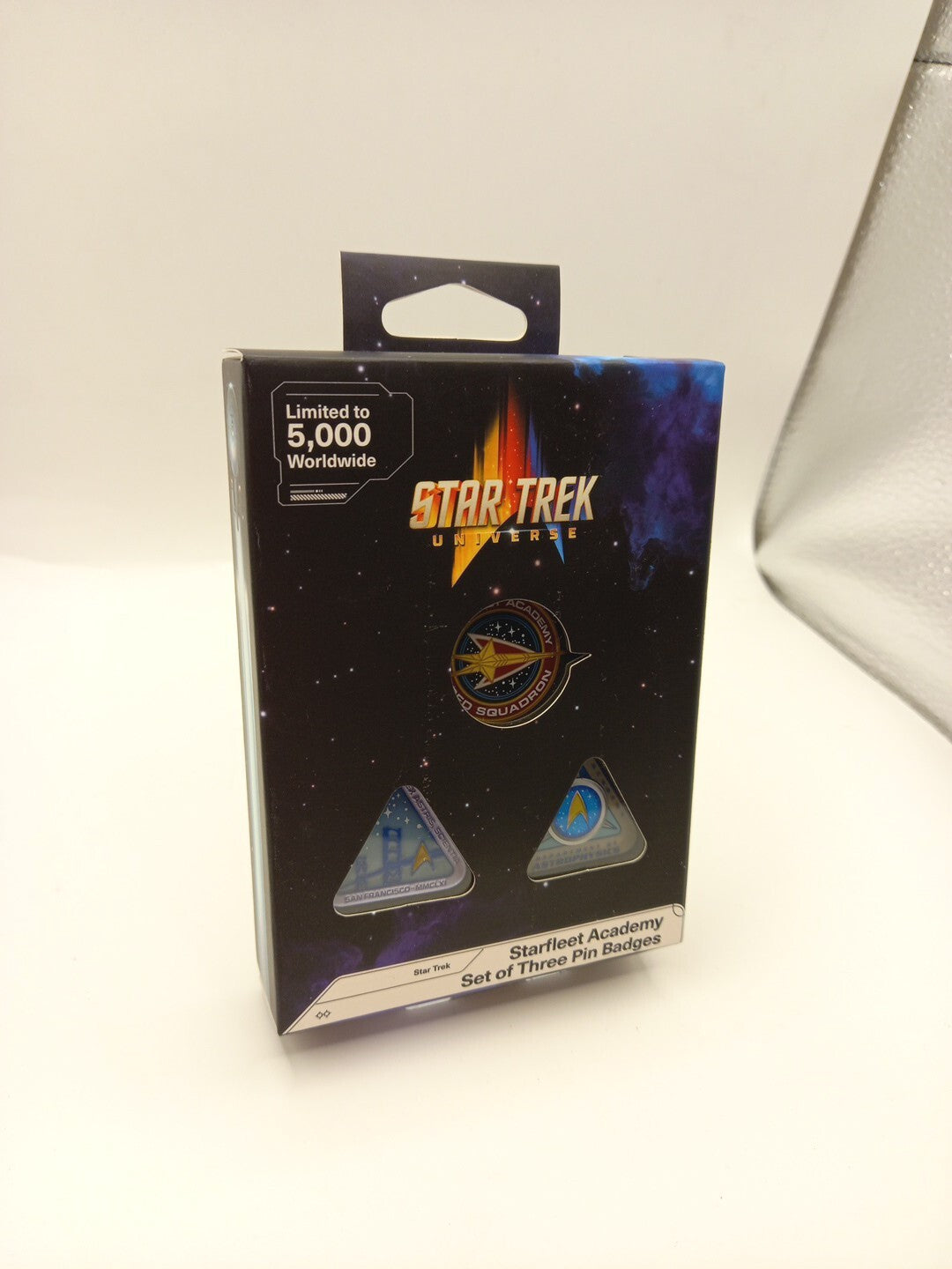 Star Trek Universe Starfleet Academy Three Pin Badge Set Limited Edition