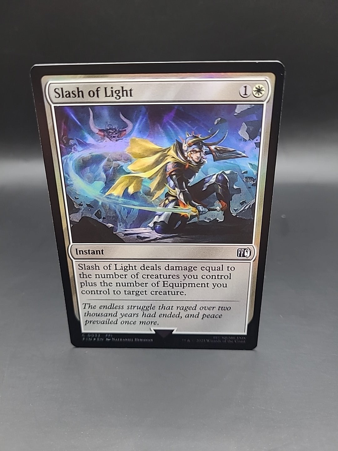 Slash Of Light 0032 Common Foil Final Fantasy MTG