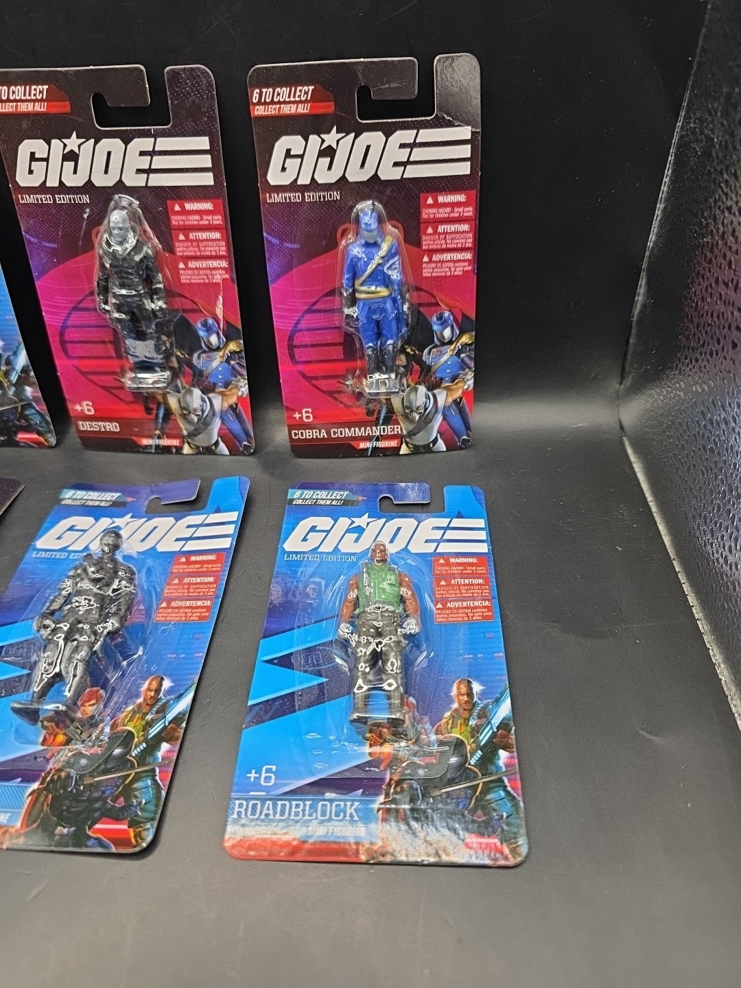 GI Joe Limited Edition Mini Figure Collection All 6 Figures New & Sealed