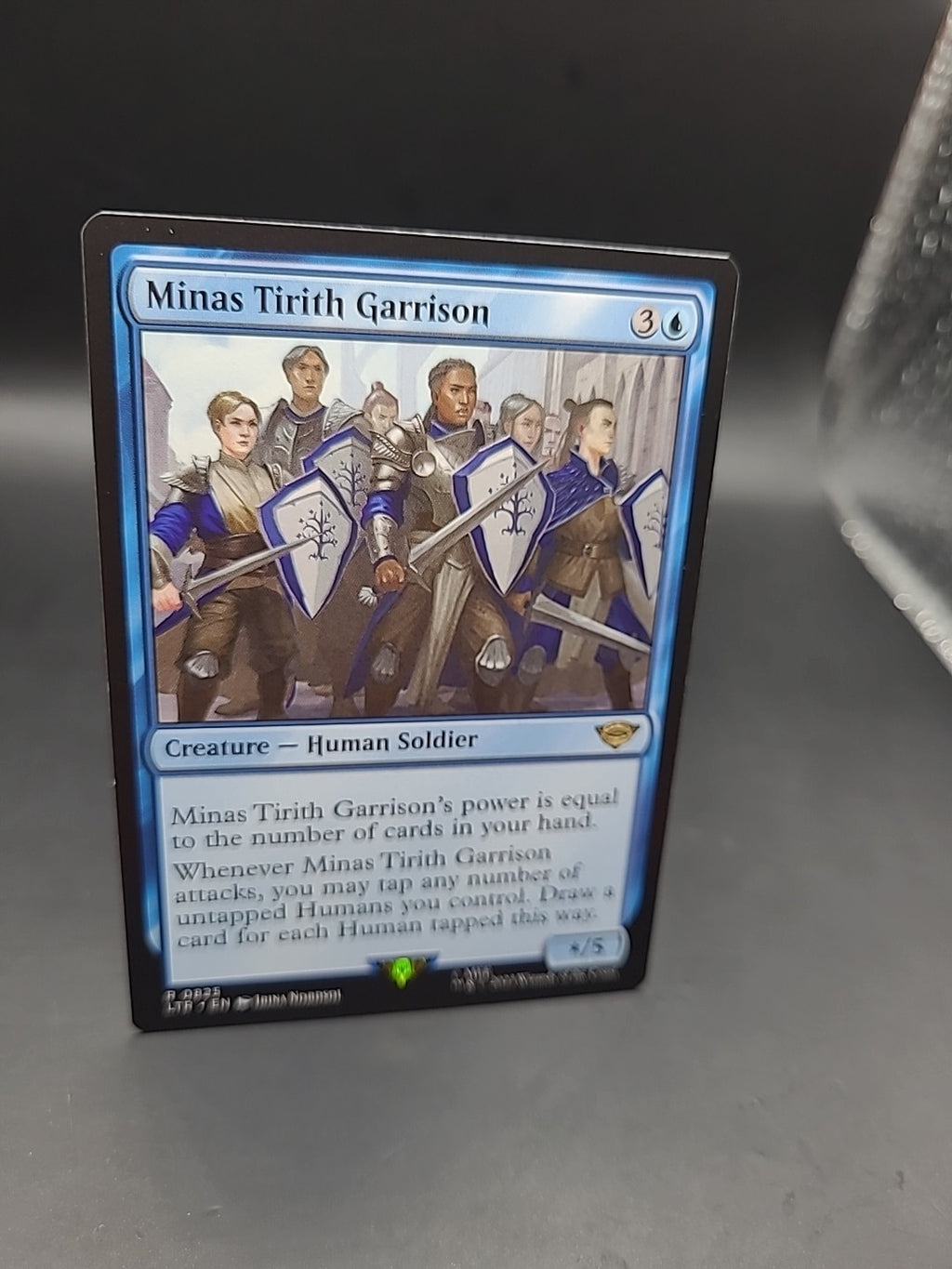 MTG ~ Minas Tirith Garrison ~ Extended Art ~ Lord Of The Rings ~ LTR 0825