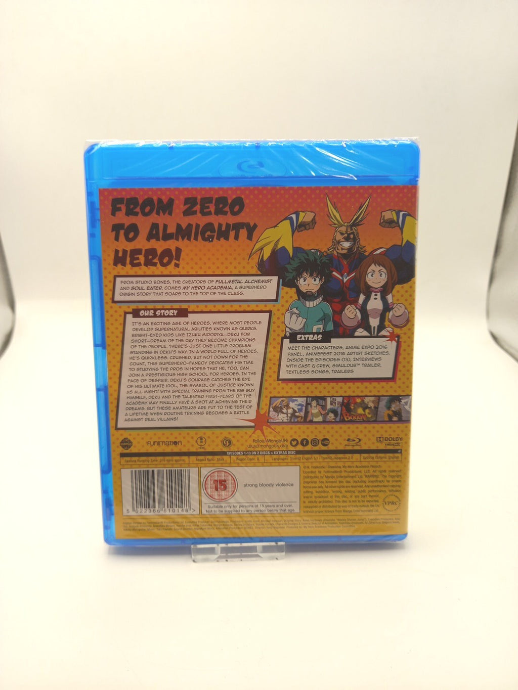 My Hero Academia: Season One Blu-ray (2019) Yousuke Kuroda cert 15 3 discs