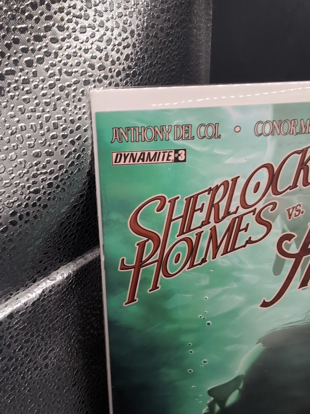 SHERLOCK HOLMES VS. HARRY HOUDINI #3 2015 MAIN COVER ART BY AARON CAMPBELL