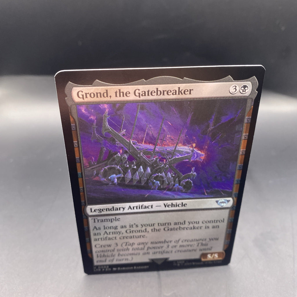Grond, the Gatebreaker ~ FOIL ~ Lord of the Rings ~ Mtg + 1 Regular Card