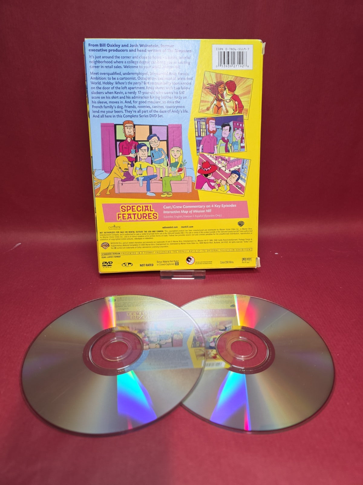 Mission Hill: The Complete Series (DVD, 2005) REGION 1 NTSC