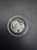 Elizabeth II Ascension Island 50p Coin - 2022 Seventy Pence