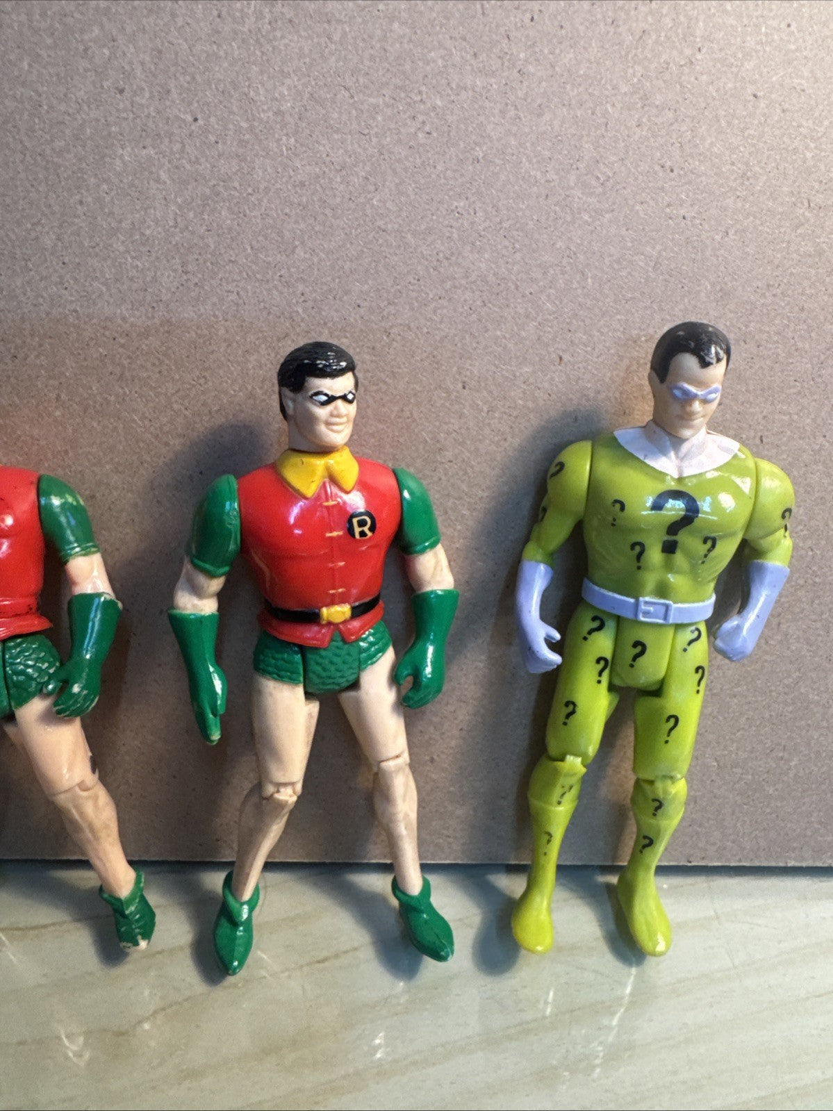 Vintage Batman Robin And Villains Figures X 5 Bundle
