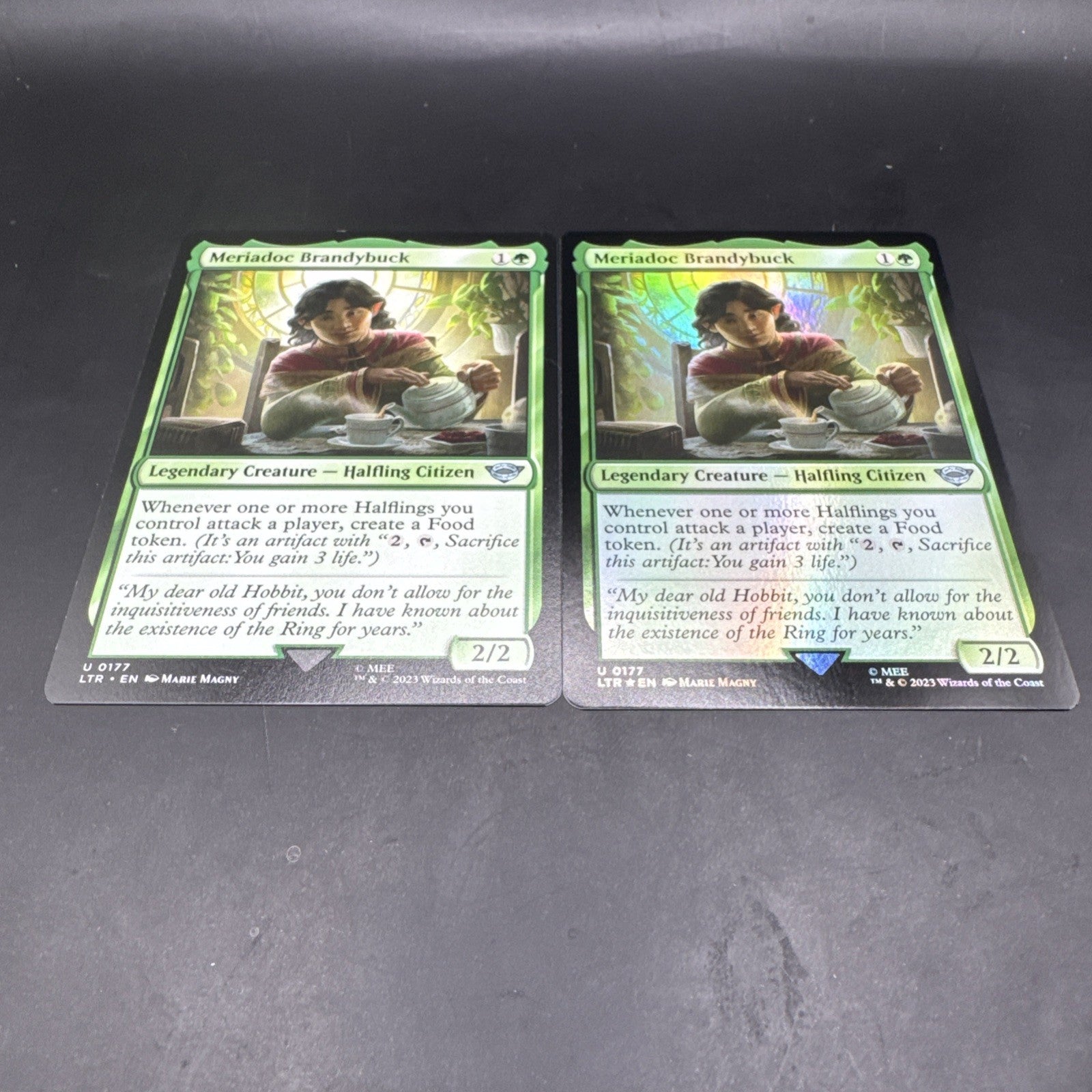 Meriadoc Brandybuck Foil U0177 + Regular Card